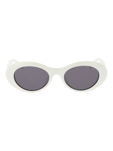 Trussardi Frauen Sonnenbrille Oval Weiß