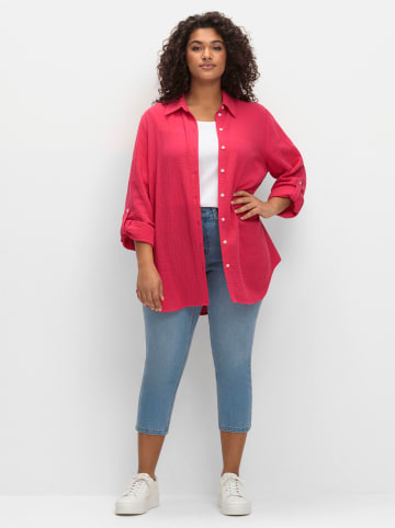 sheego Hemdbluse in magenta