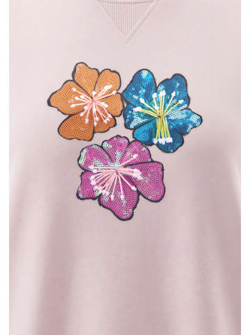 IZIA Women Sweatshirt in Light Rose