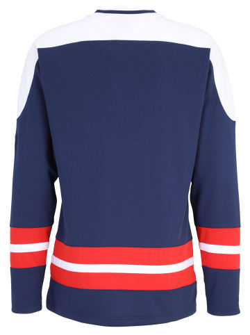 FUBU Longsleeves in navy/white