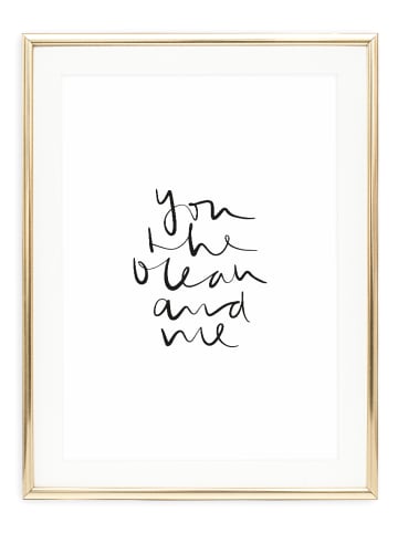 Tales by Jen Poster / Kunstdruck "You, the ocean and me" I Ohne Rahmen