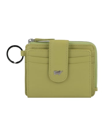 Braun Büffel Joy Kreditkartenetui RFID Schutz Leder 11 cm in lemongrass