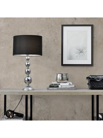 lux.pro Tischleuchte Helsingborg in Schwarz (H)51cm (D)29cm