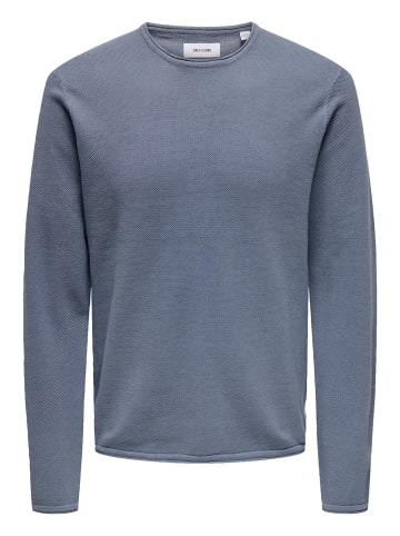ONLY & SONS Pullover Felix in Flint Stone
