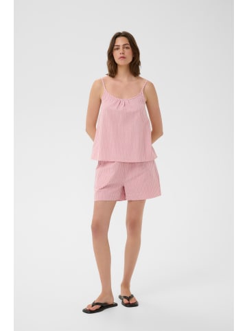 InWear Langarm-Bluse BillyIW Gerade Passform in Faded Red Pinstripe