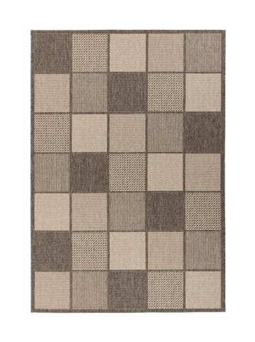 Arte Espina Kurzflor Teppich Splash 425 in braun - creme - rechteckig