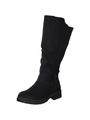 rieker Overknee-Stiefel in Schwarz/Brown