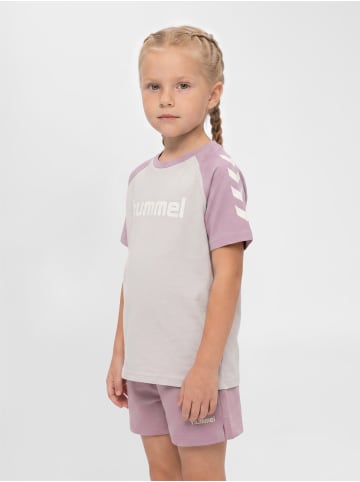 Hummel T-Shirt Hmljr Logo Jungen in SEA FOG