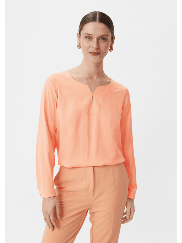 comma Bluse langarm in Orange