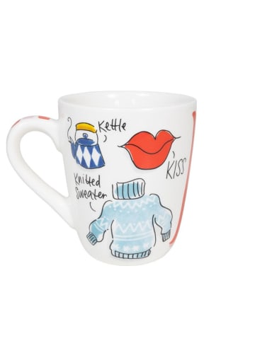 Blond Amsterdam Becher Love Letter K in Bunt - 350 ml