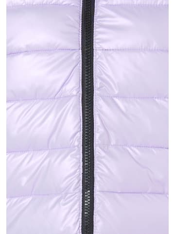 myMo Damen Glänzende Steppjacke in Lavendel