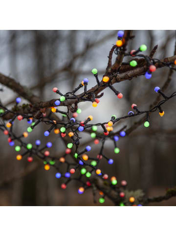 STAR Trading LED Lichterkette Berry Mini, 700 LEDs, bunt, outdoor, 14m