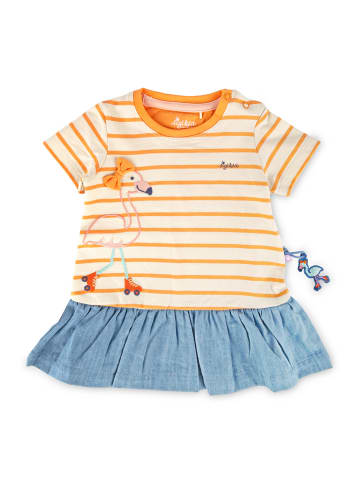 Sigikid Kleid Wild Flamingo in creme/orange/blau