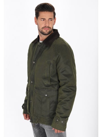 DreiMaster Men Jacket in dark olive
