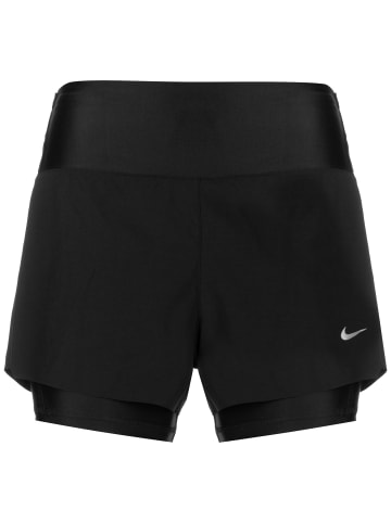 Nike Performance Laufshorts Dri-FIT Swift in schwarz / silber