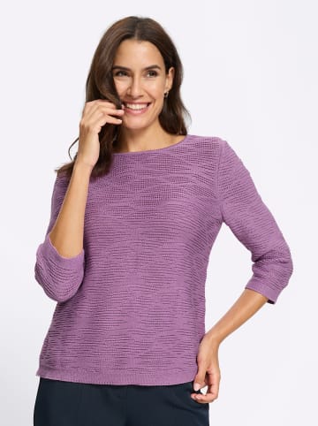 WITT WEIDEN Baumwoll-Pullover in orchidee