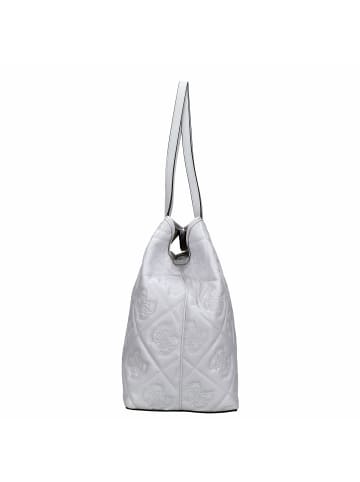 Guess Vikky II - Shopper L mit herausnehmbarer Pouch 40 cm in white logo