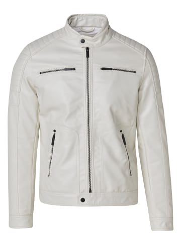 KOROSHI Jacke aus kunstleder. in weiß
