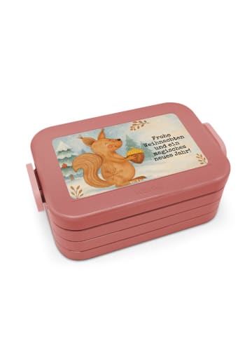 Mr. & Mrs. Panda MEPAL Bentobox Eichhörnchen Weihnachten Design ... in Rot Pastell