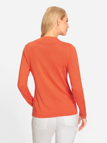 Heine V-Ausschnitt-Pullover in orange