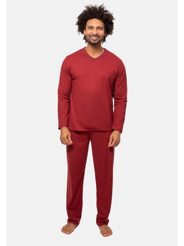 Ammann Schlafanzug Cotton Pure in Merlot