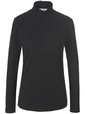 PETER HAHN Langarmshirt Cotton in SCHWARZ