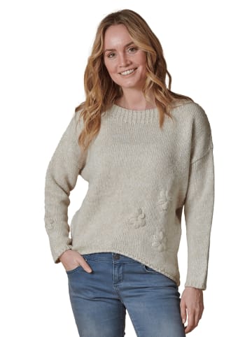 ZHRILL Strickpullover ZHNINA FLOWER in Fog
