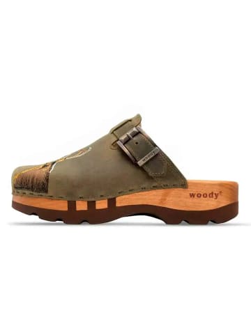Woody Schnürschuh in oliv