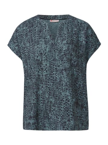 Street One Halbarmbluse in deepwater blue