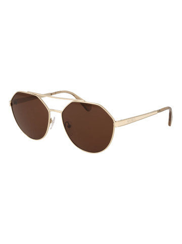 MAX & CO Frauen Sonnenbrille Geometrisch Gold