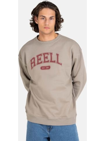 Reell Sweatjacke "Team Crewneck" in Grau