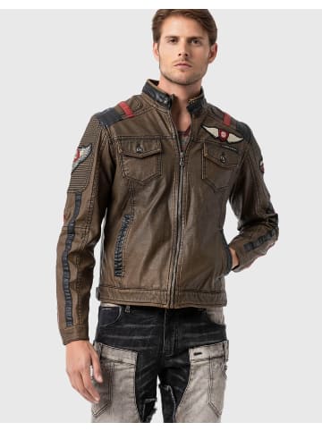 Cipo & Baxx Jacke in BROWN