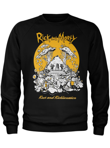 Rick and Morty Pullover in Schwarz