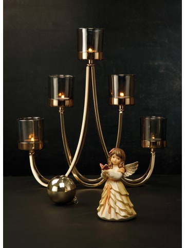 Goebel Kerzenhalter " Kerzenleuchter gold " in Bunt