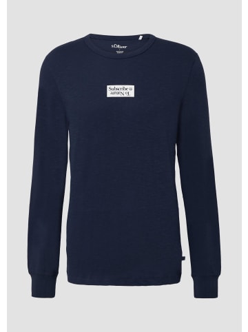 s.Oliver T-Shirt in 59D1_navy