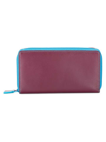 MYWALIT Medium Tri-fold Geldbörse I Leder 14 cm in pompeii