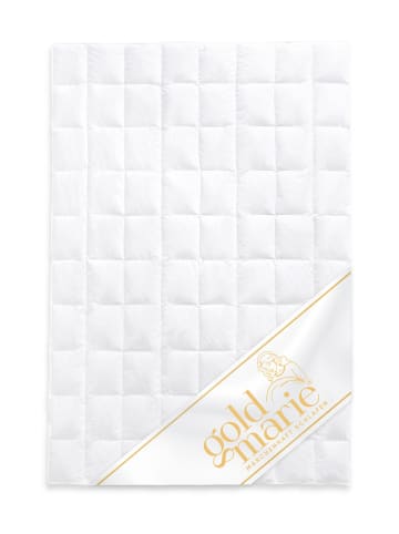 Goldmarie GOLDIE Sommerbettdecke ''LEICHT'' in Weiß