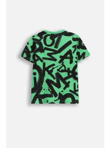 MOKIDA Baumwoll-T-Shirt mit kurzen Ärmeln in grün