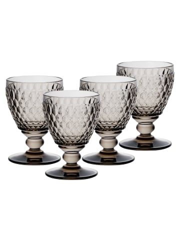 Villeroy & Boch 4er Set Weißweingläser Boston Coloured 230 ml in Smoke