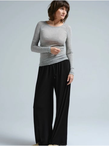 Seamless Basic T-shirt Cotton Elvira in Grey Melange