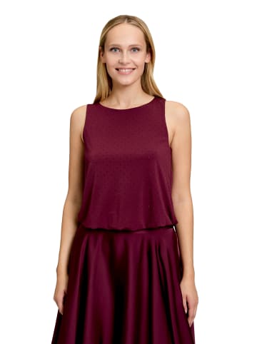 Vera Mont Blusentop im Glitzer-Look in Deep Dahlia