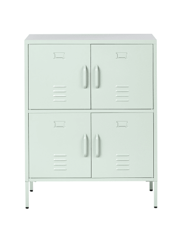 Beliani Büroschränke HOLBECK in Grün - (W) 80 x (H) 101 x (L) 40 cm