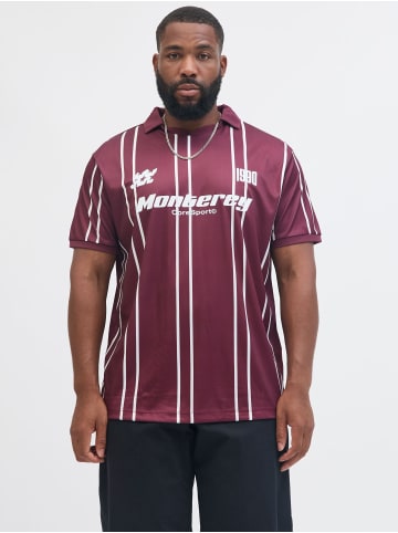 JACK & JONES PLUS T-shirt in Winetasting