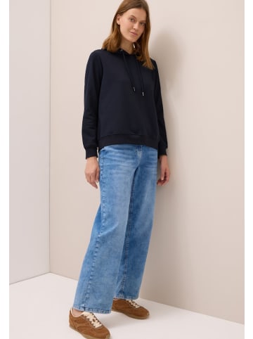Cecil Sweatshirt mit Kapuze in Blau
