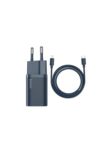 Baseus Baseus Super Si 1C Schnellladegerät USB Type C 20W Power in Blau