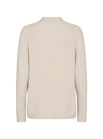 soyaconcept Stehkragenpullover für Damen in creme