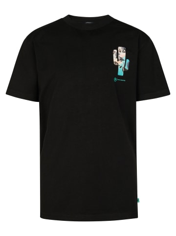 Petrol Industries T-Shirt mit Rückenprint Sol in Schwarz