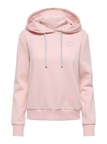 ONLY Kapuzenpullover in Rosy Touch