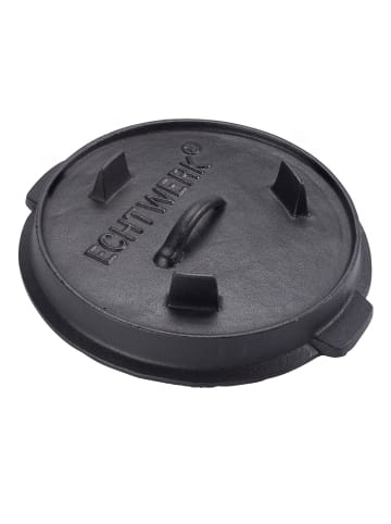 Echtwerk Gusseiserner Dutch Oven klein 49 l in Schwarz