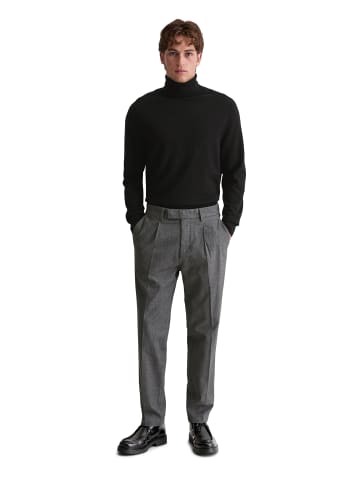 Marc O'Polo Hose Model Belsbo pleats relaxed in multi/ broken graphite